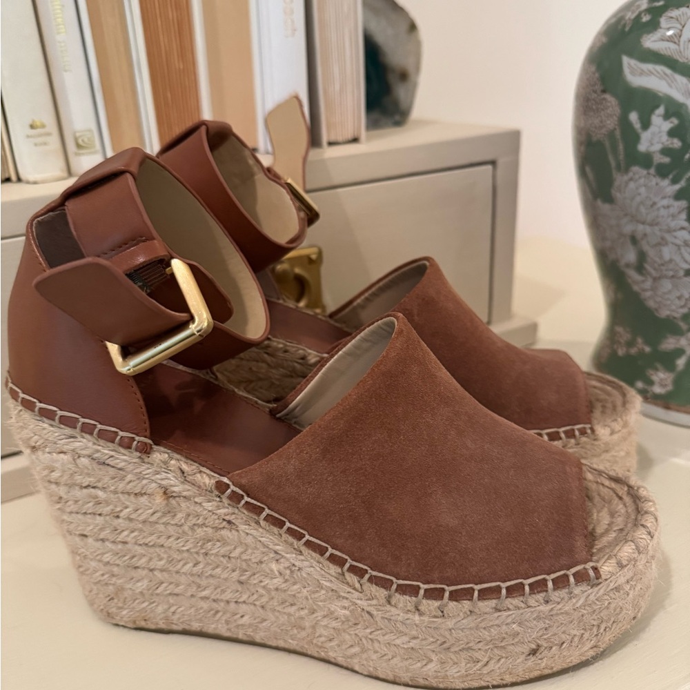 Brown Wedge Sandals